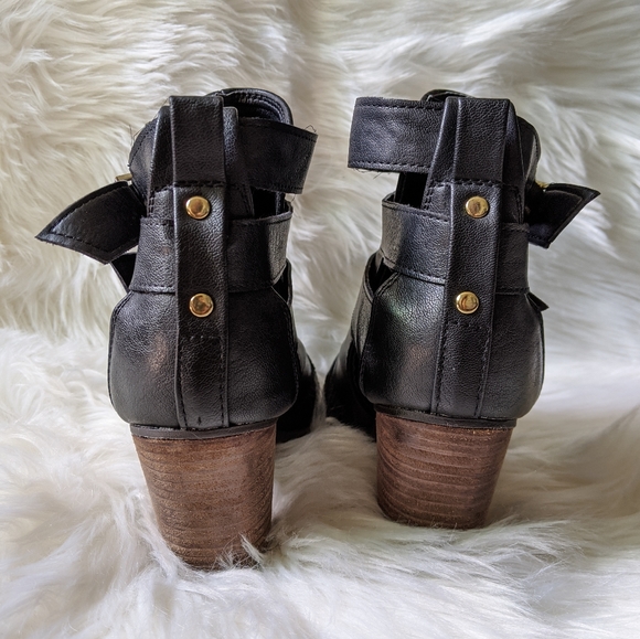 Mossimo Buckled Heeled Booties - Picture 4 of 8